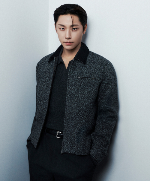 울 블렌드 홈스펀 트위드 워크 재킷