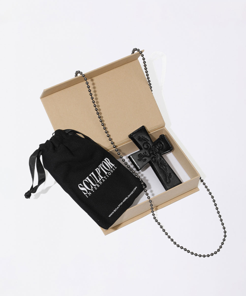 Cross Strap Wallet Black