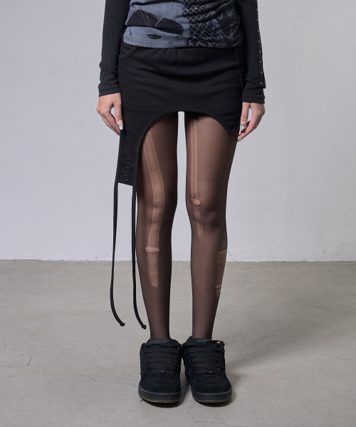 OVERLAY SHORTS (BLACK) F26ZD465