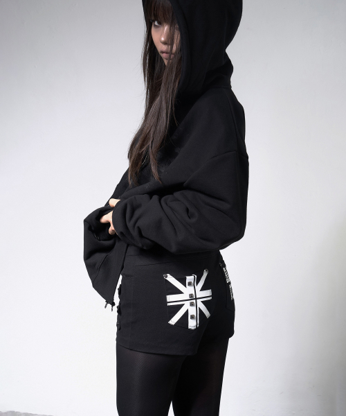BAD GIRL MICRO SHORTS (BLACK) F26ZD469
