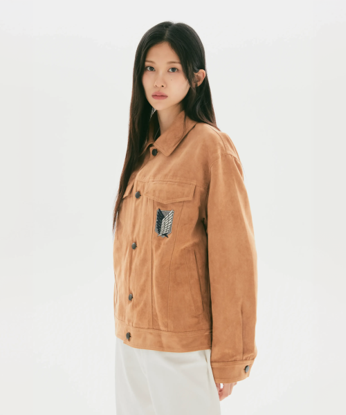 [진격의거인] 스웨이드 트러커(Beige)_SPJLG49U01