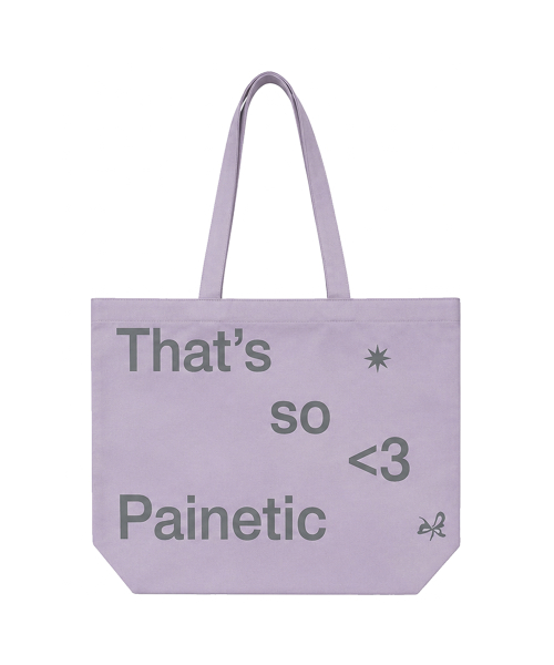 Painetic Cotton Shoulder Bag (LAVENDER)