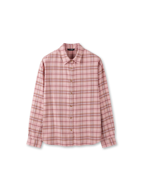 Womens Flannel Loose-Fit Shirts_MSG4WC2400