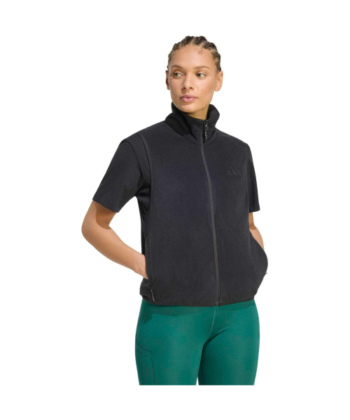 W MT FZ VEST BLACK