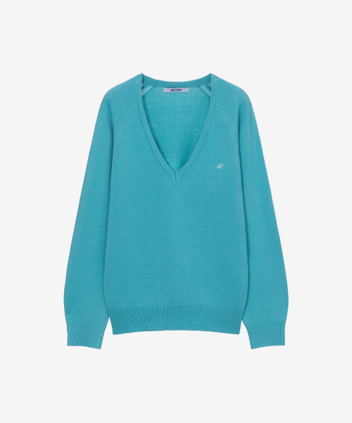 Wool Blend V-Neck Knit J1KT720C