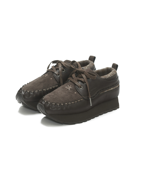 HYS x RMMV flower moccasin (Brown)