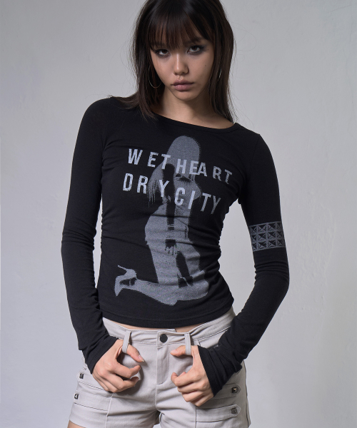 DRY CITY LONG SLEEVE (BLACK) F26ZB529