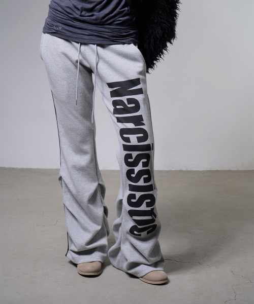 NARCISSISTIC PINTUCK SWEATPANTS (MELANGE) F26ZD470