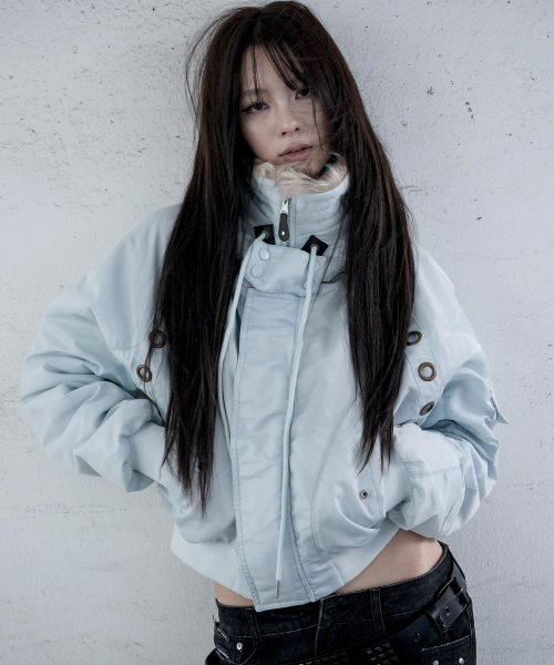 EYELET FUR MA-1 (SKY BLUE) F26ZA003