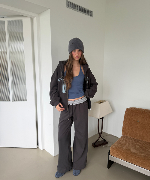 ESSENTIAL FOLD PANTS (CHARCOAL)