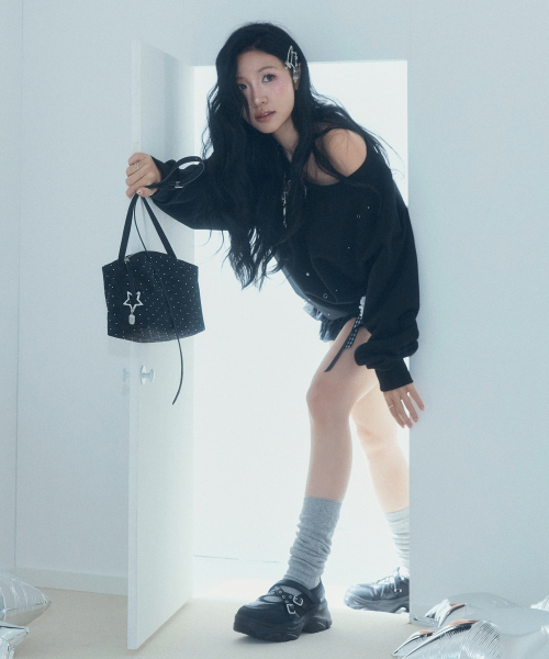 STARRY Hotfix 2-Way Shoulder Bag Black OZBGGA303B