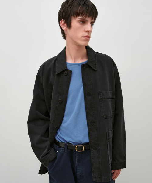 French Work Jacket INK BLACK
