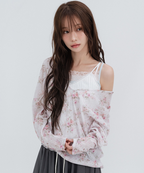 Flower Hooded Long Sleeve_Pink