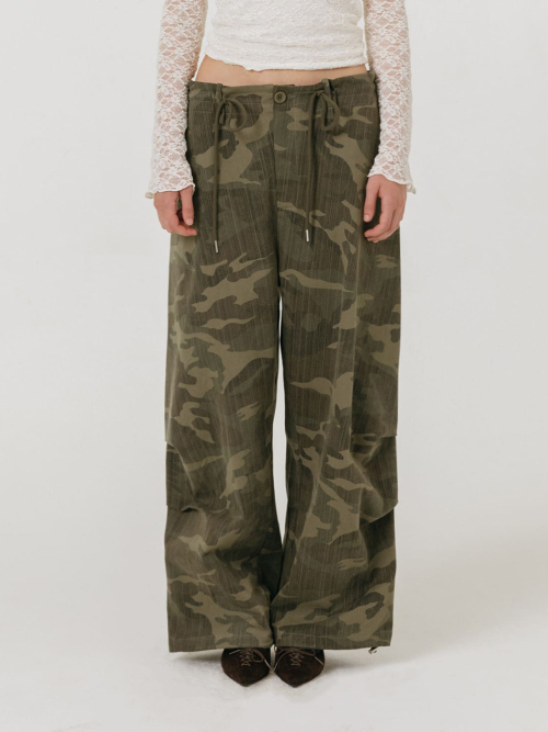 VINTAGE WIDE PANTS / CAMO