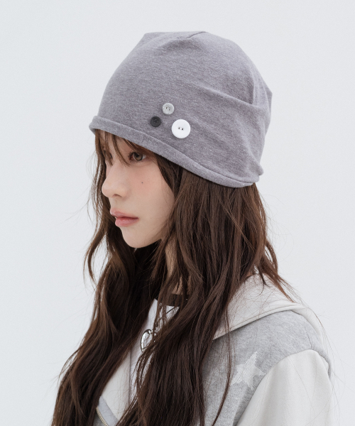 Disco Button Beanie