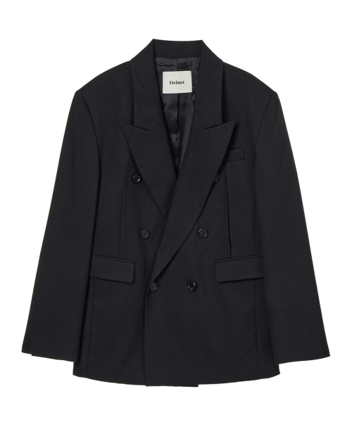 DOUBLE JACKET IN BLACK