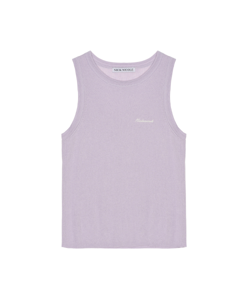 MINIMAL SLEEVELESS TOP_LIGHT PURPLE