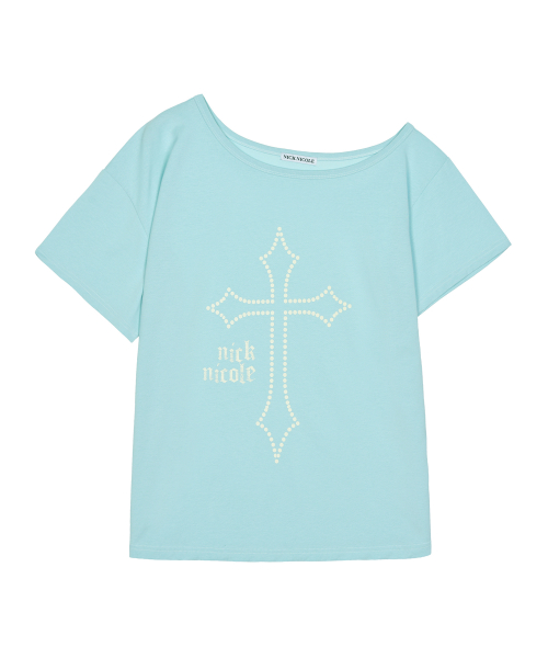 CROSS OFF SHOULDER TOP_GREEN