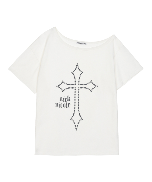 CROSS OFF SHOULDER TOP_CREAM