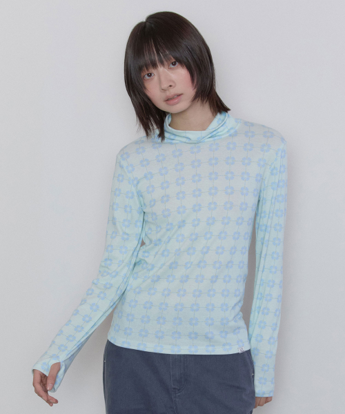 Flora Tile Top [Mint]