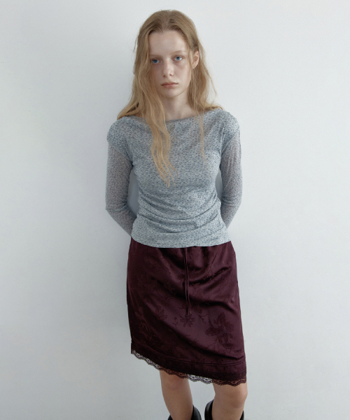 Windflower Midi Skirt (Purple)