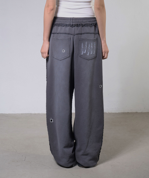 LOST TARGET SWEATPANTS (CHARCOAL) F26ZD461