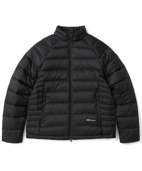 TCM slice fingerhole down jacket (black)