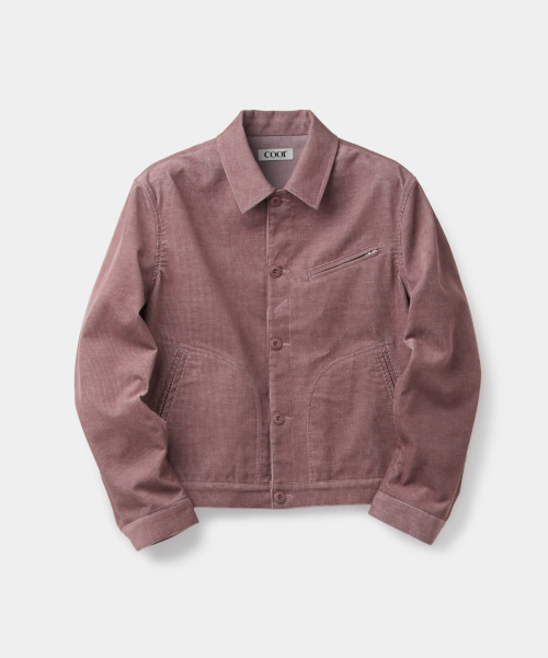 Corduroy Multi-Pocket Shirts Jacket (Indie Pink)