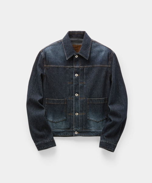 Type 2 Washed Twill Trucker Jacket (Washed Indigo)