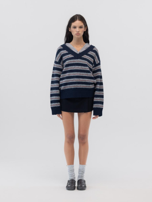 POLLY WRAP SKORT (NAVY)