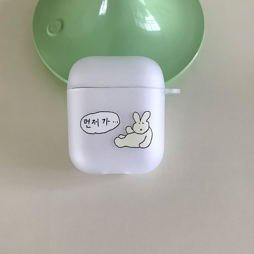 토끼 먼저가 에어팟 버즈 케이스