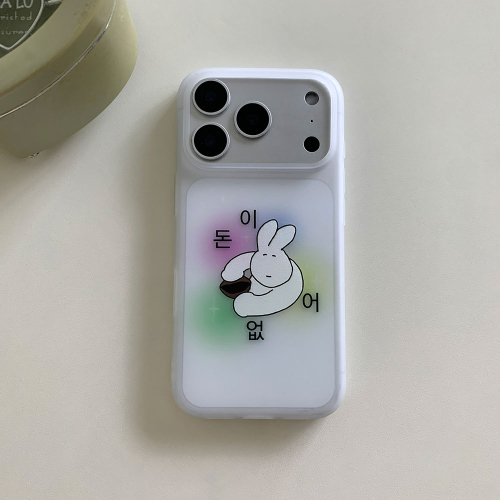 Rabbit No Money Translucent Phone Case