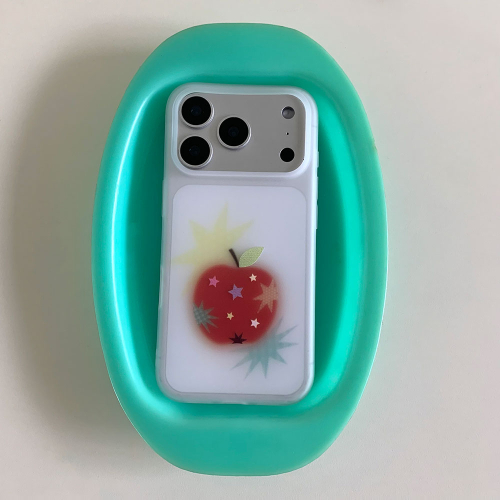 Apple & Star Translucent Phone Case