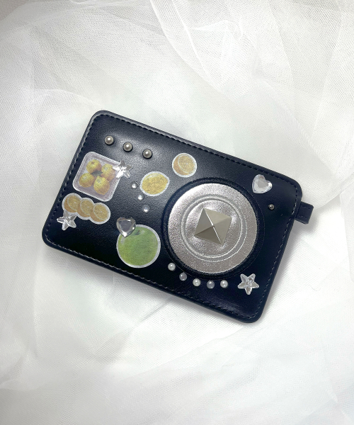 CAMERA CARD WALLET BLACK