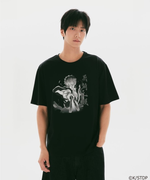 BLEACH Short Sleeve T Shirt (Black)_SPRLG49U05