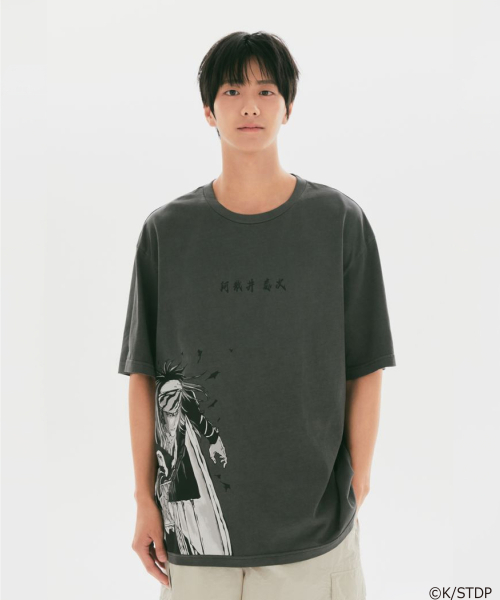 BLEACH Short Sleeve T Shirt (Charcoal)_SPRLG49U05