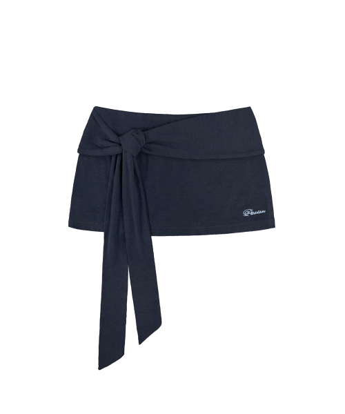 Colette Slim Glam Mini Skirt_Navy