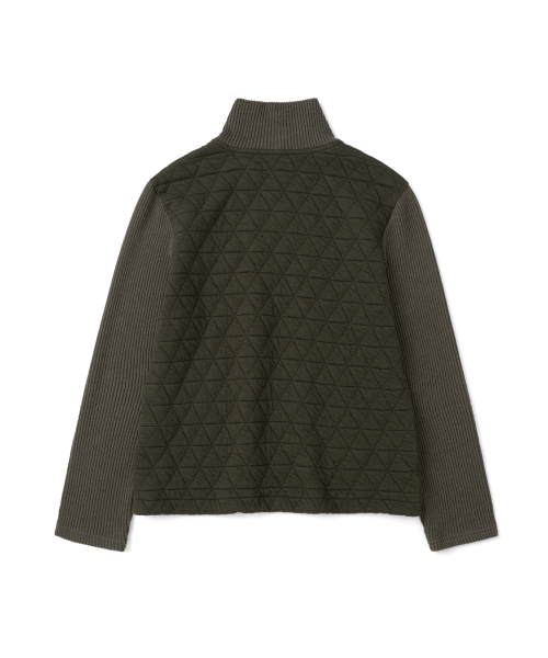 TCM quilted highneck long sleeve (khaki)