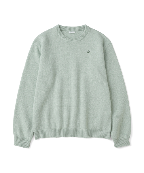 TCM starfish mini logo multi knit (light green)