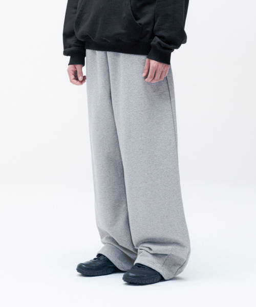 TCM layered sweatpants (melange grey)