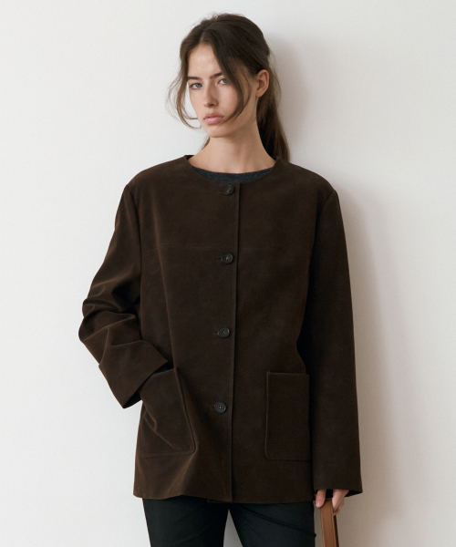 Nouvel Nubuck Jacket_Brown