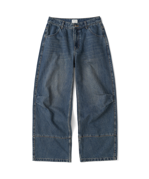 TCM stitch denim pants (blue)