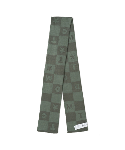 TCM tcdmt checker board muffler (ash green)