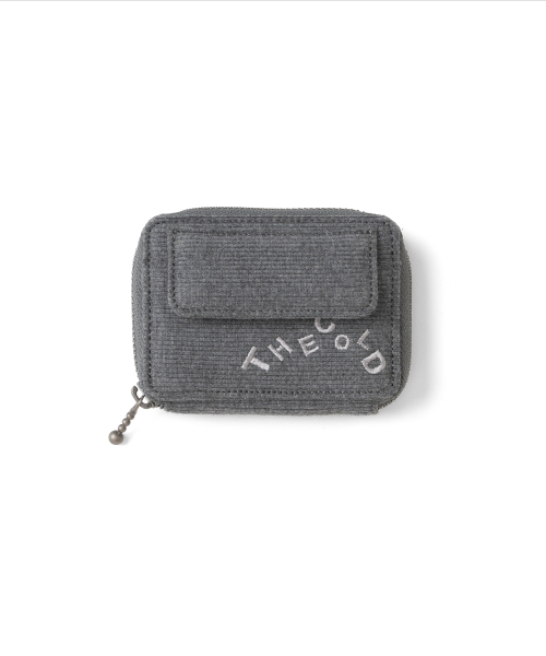 TCM typography cotton wallet (charcoal)