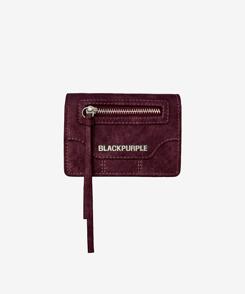 Plate Logo Wallet_Burgundy