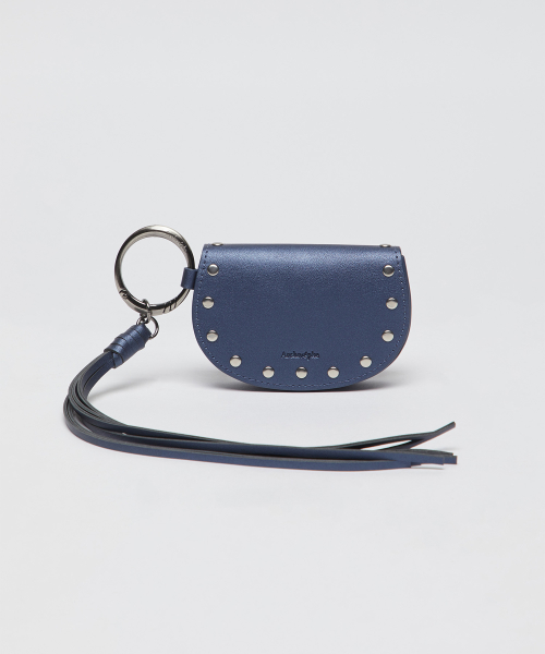 Stud tassel pouch(Navy)_OVAAX26251NAY