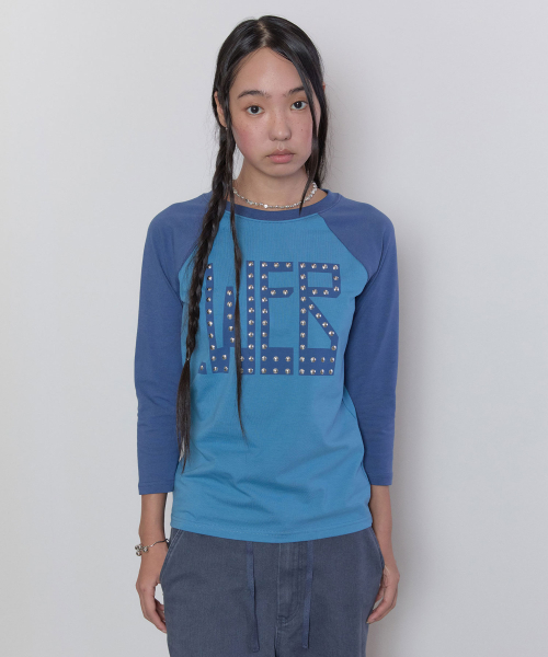 Web Hotfix Raglan Top [Blue]