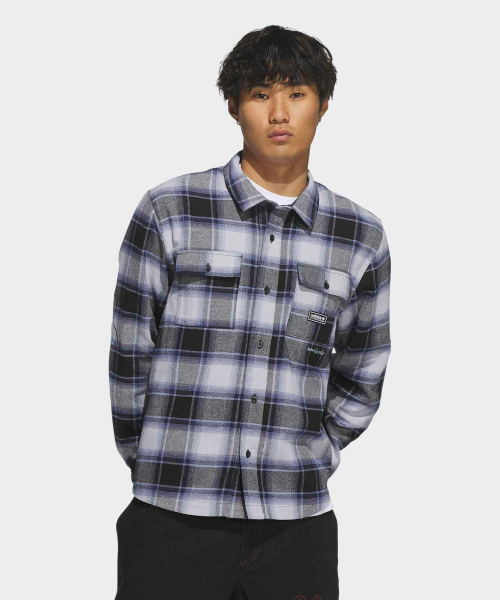 GONZ FLANNEL BLACK/MUTPRP/HALSIL
