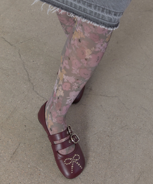 Powder Mist Tights [Brown]