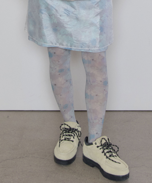 Powder Mist Tights [Gray]